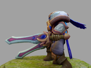 garen from league of legends 3D Baskı Modeli