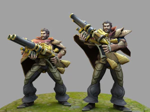 graves from league of legends 3D Print Model