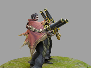 graves from league of legends 3D 프린트 모델