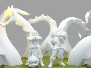 illaoi from league of legends 3Dプリントモデル