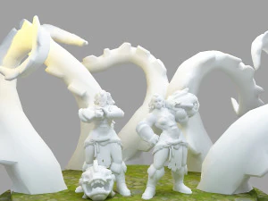 illaoi from league of legends 3D Print Model