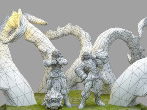 illaoi from league of legends 3Dプリントモデル