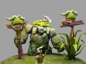Ivern aus League of Legends 3D Druckmodell