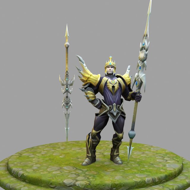 jarvaniv from league of legends 3D प्रिंट मॉडल .c4d .max .obj .3ds .fbx .stl .blend 