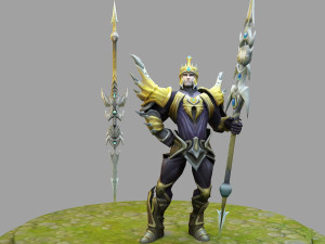 jarvaniv from league of legends 3D Baskı Modeli