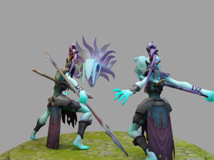 kalista from league of legends 3D प्रिंट मॉडल