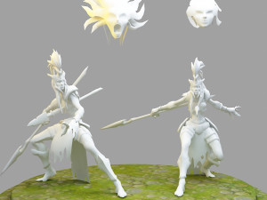 kalista from league of legends 3D प्रिंट मॉडल