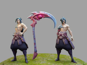 リーグ・オブ・レジェンドのケイン 3Dプリントモデル