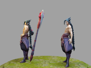 kayn from league of legends 3D 打印模型