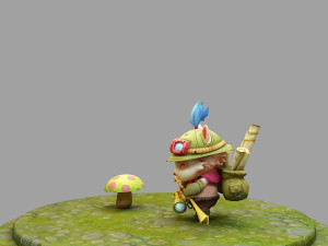teemo from league of legends 3Dプリントモデル