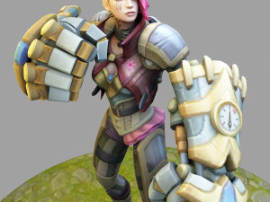 vi from league of legends 3D Print Model