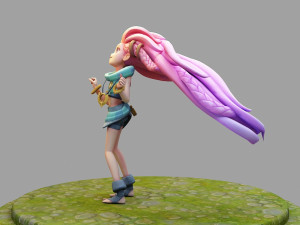 zoe from league of legends 3Dプリントモデル