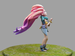 zoe from league of legends 3Dプリントモデル