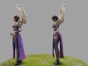 karma from league of legends Modelo de Impressão 3D