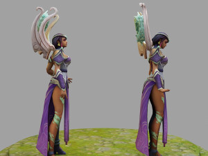 karma from league of legends Modelo de Impressão 3D