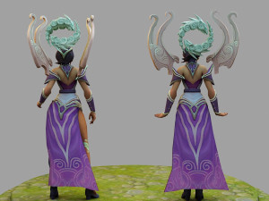 karma from league of legends Modelo de Impressão 3D
