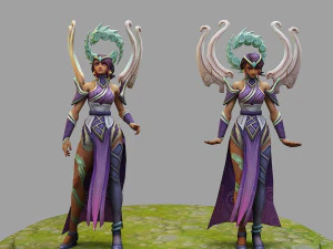 karma from league of legends 3D Print Model