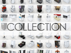 collection bar 3Dモデル