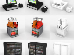 collection bar 3D मॉडल