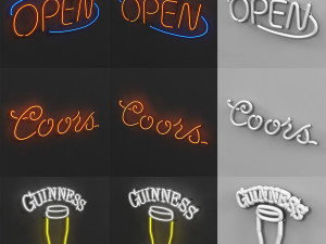 collection bar 3D मॉडल