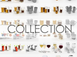 collection booze 3D Model