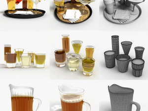 collection booze 3D Model