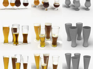 collection booze 3D Model