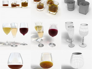 collection booze 3D 模型