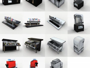 collection bar 2 3D Model