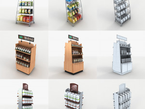 collection grab n go food Modèle 3D