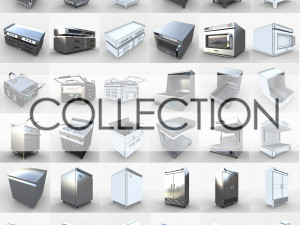 collection kitchen 3D 모델