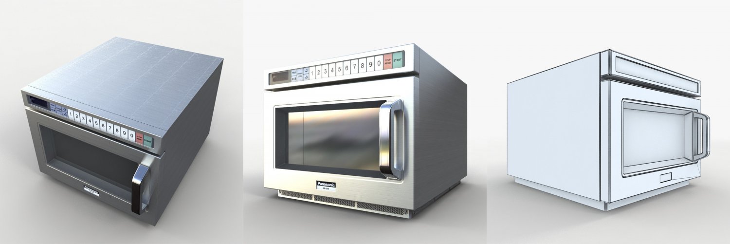 Mini oven toaster 3D Model in Kitchen 3DExport