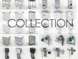 collection medical 3D Model