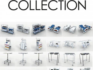 collection medical 3D Model