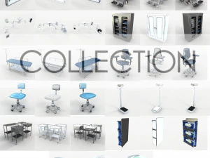 collection medical 3D Model
