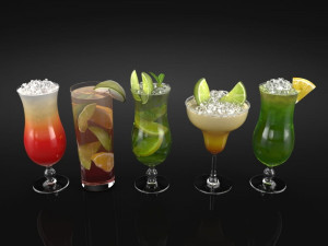 collection drink 3D Model