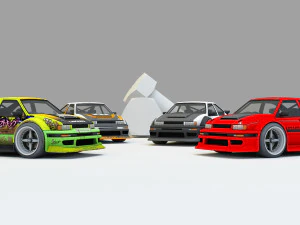 소형 자동차 3D 모델