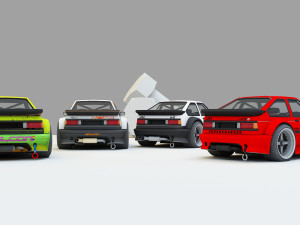 mini car 3D 모델