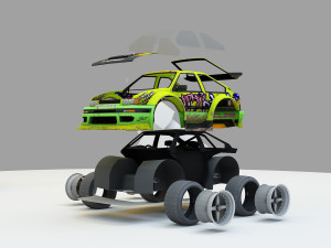 mini car 3D 모델