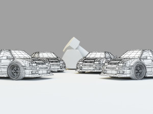 mini car 3D 모델