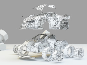 mini car 1 3Dモデル