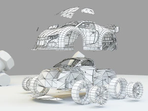 mini car 1 3D Model