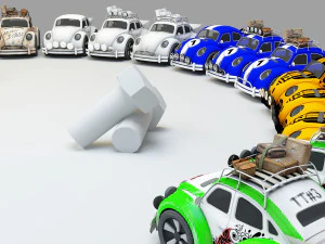 mini car 3 3D Model