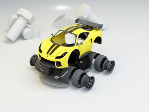mini car 4 3Dモデル