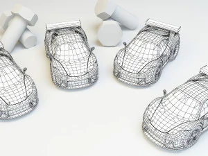 mini car 4 3D Model