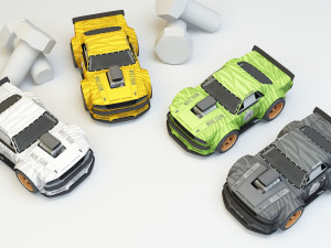 mini car 5 Modèle 3D