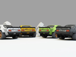 mini car 5 Modèle 3D
