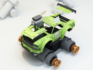 mini car 5 3D Model