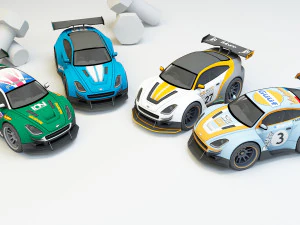 mini car 6 3D Model