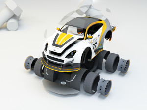 mini car 6 3Dモデル